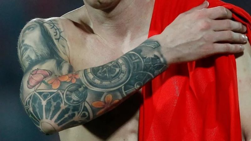 Một vài hình xăm khác của cầu thủ Messi Một vài hình xăm khác của cầu thủ Messi
