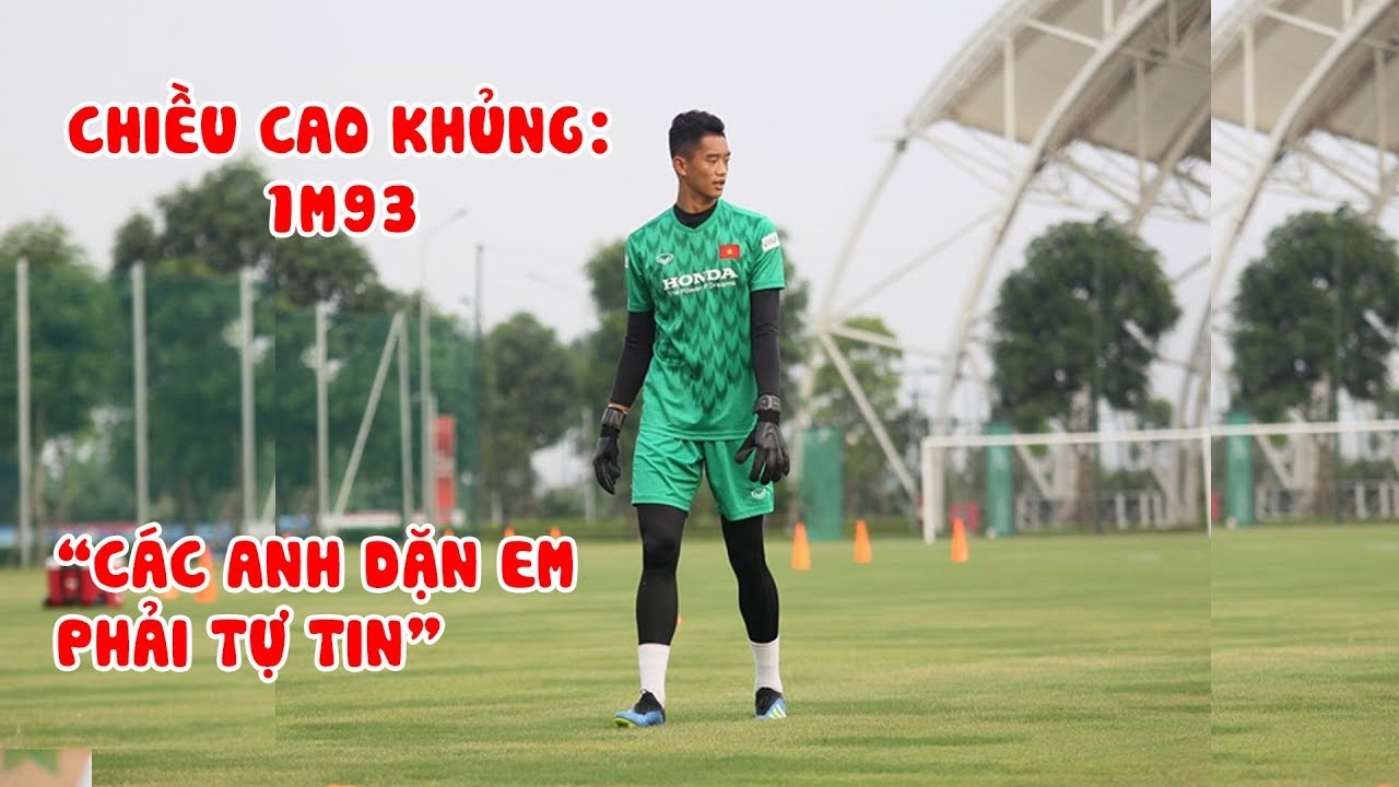 Thủ môn Phan Minh Thành gây ấn tượng với chiều cao vượt trội và kỹ năng khá tốt Thủ môn Phan Minh Thành gây ấn tượng với chiều cao vượt trội và kỹ năng khá tốt