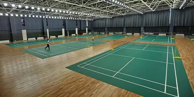 Sân cầu lông bằng cao su tổng hợp Sân cầu lông bằng cao su tổng hợp